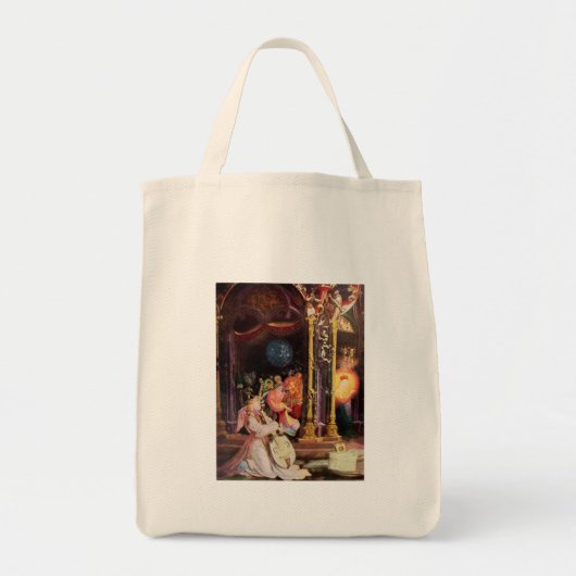 TOTE BAG NATIVITÉ AVEC ANGELS - MAGIE DE NOËL (Devant)