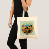 Tote Bag Nativité de Noël Bébé Jésus dans la scène Manger (Devant (produit))