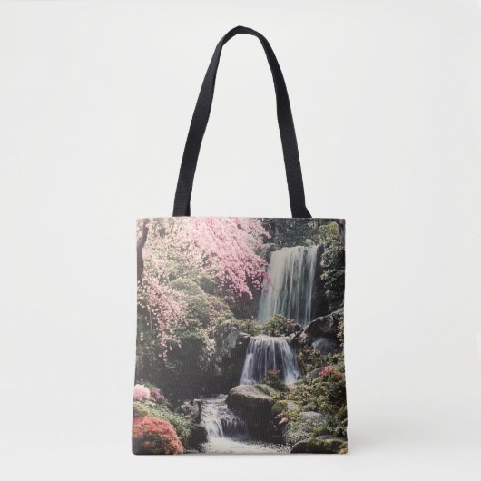 Tote Bag Nature Cascade Cerisier Arbre Cascade Botanique (Devant)