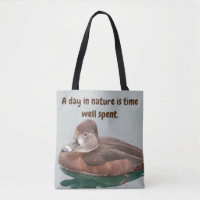 Nature Lover Femme Lake Canard Photo Oiseau sauvag