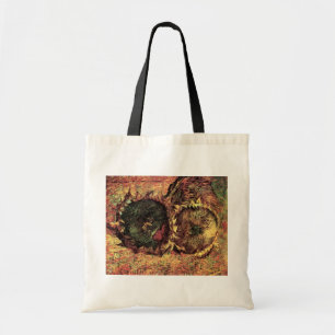 Tote Bag Nature morte Deux tournesols coupés par Vincent va