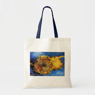 Tote Bag Nature morte Deux tournesols coupés par Vincent va