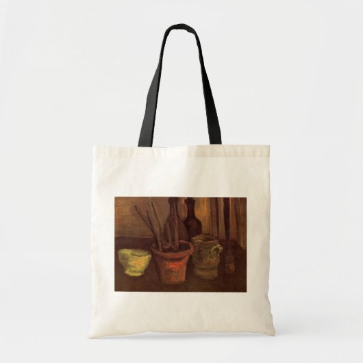 Tote Bag Nature morte Pinceaux dans un pot par Vincent van (Devant)
