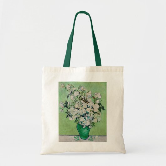 Tote Bag Nature morte Roses dans un vase par Vincent van Go (Devant)