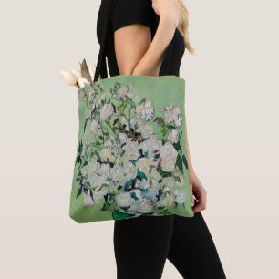 Tote Bag Nature morte Roses dans un vase par Vincent van Go