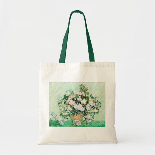 Tote Bag Nature morte Roses dans un vase par Vincent van Go (Devant)