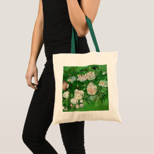 Tote Bag Nature morte : Roses roses par Vincent van Gogh