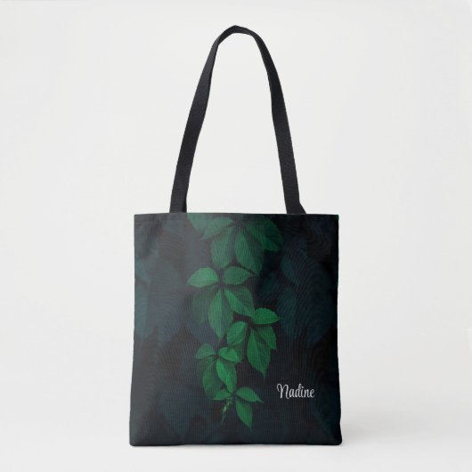 Tote Bag Nature personnalisée Feuilles botaniques (Devant)