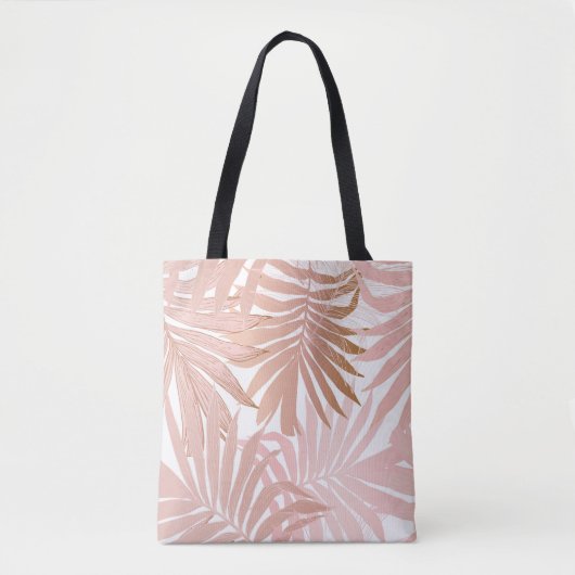 Tote Bag Nature seamless pattern. Hand drawn abstract tropi (Devant)