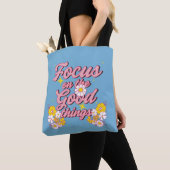 Tote Bag Nature Soul Slogan | Focus sur les bonnes choses (De près)
