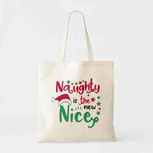 Tote Bag naughty est le nouveau gentil (Devant)