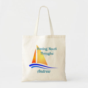 Tote Bag Nauti Pense Nautique Voilier