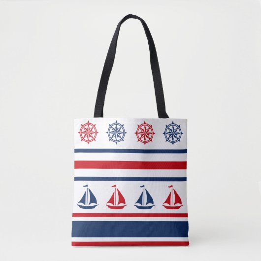 Tote Bag Nautical design (Devant)
