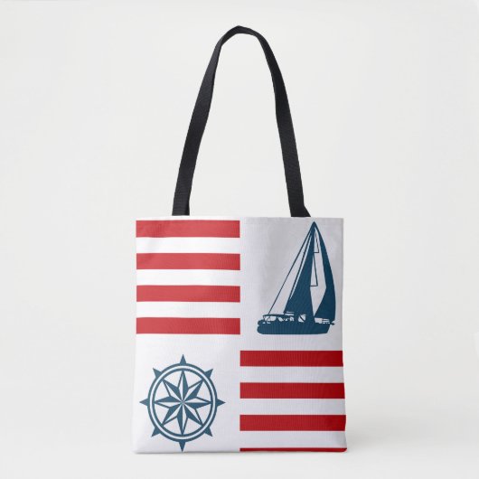 Tote Bag Nautical design (Devant)