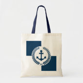 Tote Bag Nautical themed design (Devant)