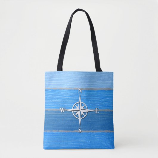Tote Bag Nautical themed design (Devant)