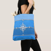 Tote Bag Nautical themed design (De près)