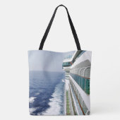 Tote Bag Nautique décoré d'un monogramme de balcons de (Dos)