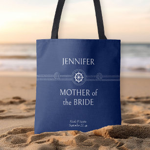 Tote Bag Nautique Mariage fête de la mariée Mère de la mari