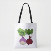 Tote Bag Navet la betterave Fourre-tout (Devant)