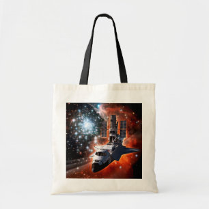 Tote Bag Navette spatiale Atlantis Télescope Hubble Artwork
