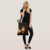 Tote Bag Navette spatiale Terre Orbitale Nuit Spacecraft Ca (Sur le modèle)