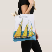 Tote Bag navigation de schooners du Maine (De près)