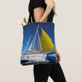Tote Bag Navigation d'océan dans un yacht (De près)