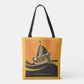Tote Bag Navigation Sun et mer (Dos)