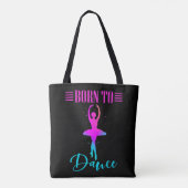 Tote Bag Né à Dance Ballerina (Dos)
