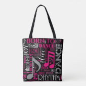 Tote Bag Né à Dance Pink ID277 (Dos)