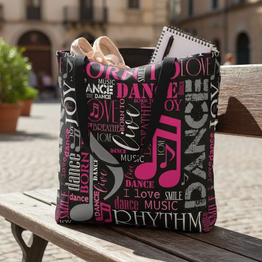 Tote Bag Né à Dance Pink ID277