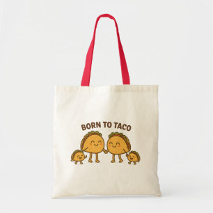 Tote Bag Né à Taco - Cute Taco Famille
