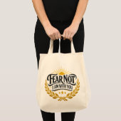 Tote Bag Ne craignez pas - Je suis avec vous (Devant (produit))