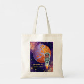 Tote Bag Né des étoiles, astronaute (Dos)