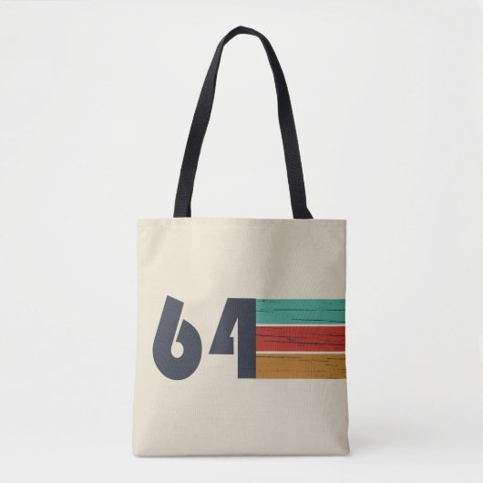 Tote Bag né en 1964 anniversaire vintage (Devant)