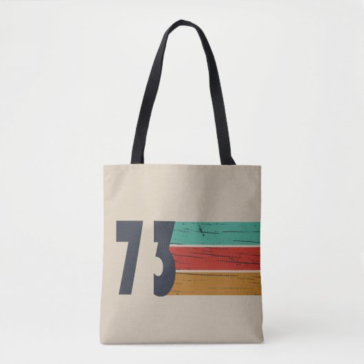 Tote Bag Né en 1973 cadeau d'anniversaire vintage (Devant)