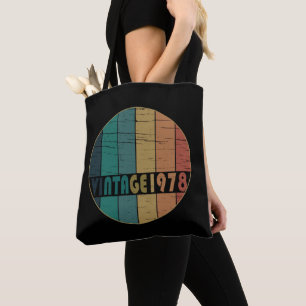 Tote Bag Né en 1978 anniversaire vintage