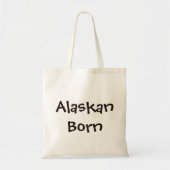 Tote Bag Né en Alaska (Devant)
