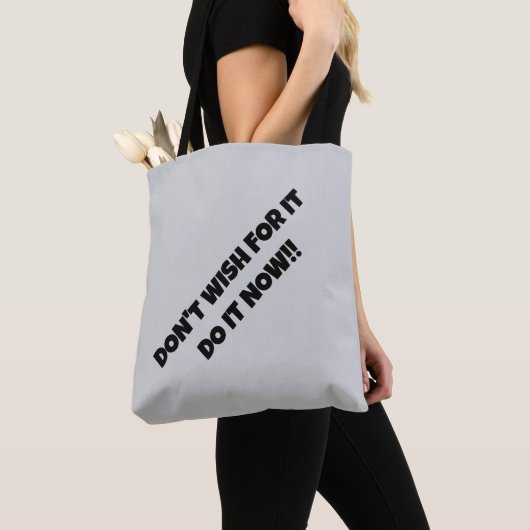 TOTE BAG NE FAIS PAS AVEC POUR ÇA MAINTENANT ! (De près)
