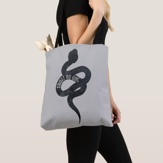 Tote Bag Ne faites confiance à personne Serpent Snake  (De près)