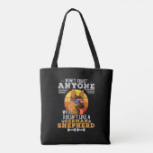 Tote Bag Ne faites pas confiance à quiconque n'aime pas un  (Dos)