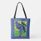 Tote Bag Ne jamais abandonner Batman en cours d'exécution g (Dos)