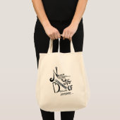 Tote Bag Ne jamais baisser vos normes Motivation devis (Devant (produit))