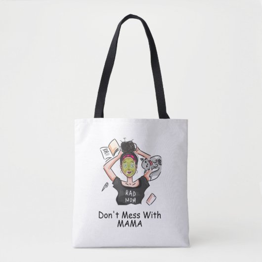 Tote Bag Ne manquez pas avec Mama Bath Mat (Devant)