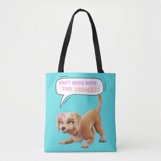 Tote Bag Ne manquez pas cette princesse (Devant)