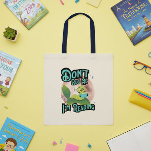 Tote Bag Ne me dérange pas, je lis Chenille Enfants