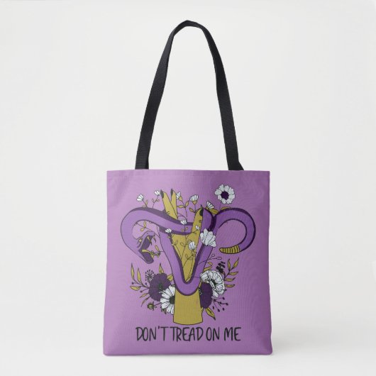 Tote Bag Ne me trompe pas sur Uterus (Devant)