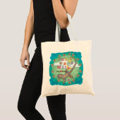 Tote Bag Ne m'embête pas Lézard (Devant (produit))