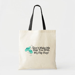 Tote Bag Ne m'incitez pas à vous gifler avec ma bascule